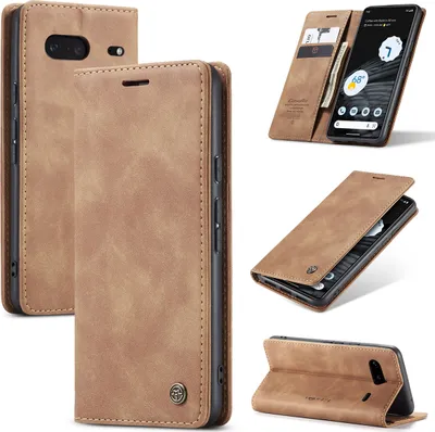 Immagine prodotto di Custodia Google Pixel 7, Custodia retrò in Finto cuoio con funzione stand per Google Pixel 7 Marrone