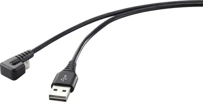 Produktbild von Renkforce USB-Kabel USB 2.0 USB-A Stecker, USB-Micro-B Stecker 1.00 m Schwarz RF-4598342