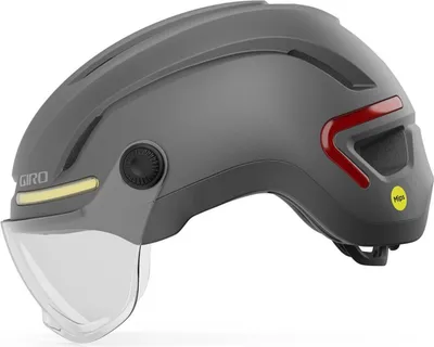 Obrázek produktu pro Giro Ethos MIPS městská přilba s LED osvětlením šedá M