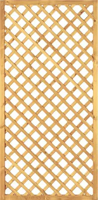 Produktbild von Zaun Hauptelement Diagonal-Rankzaun 90 x 180 cm druckimprägniert