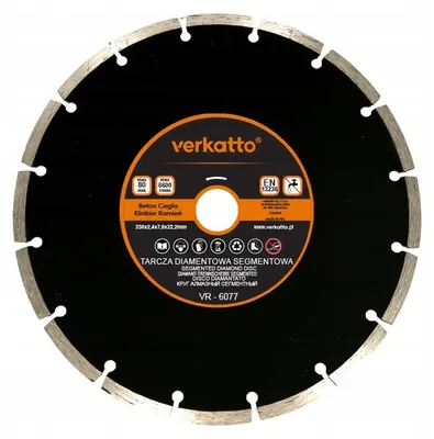 Obrázok produktu pre Verkatto Diamantový segmentový kotúč 125 mm na betón