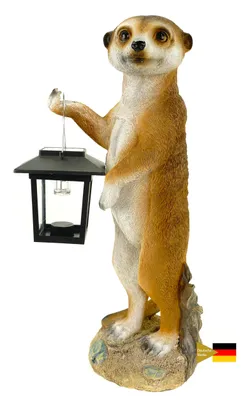Immagine prodotto di Aardmannetje Eddy con lanterna solare, statuetta, decorazione da giardino, 38 cm