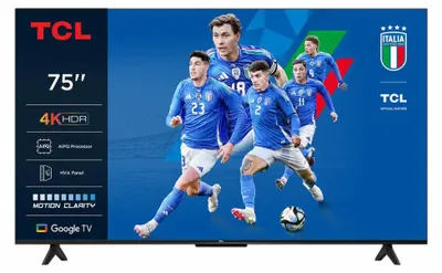 Obrázek produktu pro TCL P6K 75P6K, 190,5 cm (75"), 3840 x 2160 px, LED, Smart TV, Wi-Fi, Černá