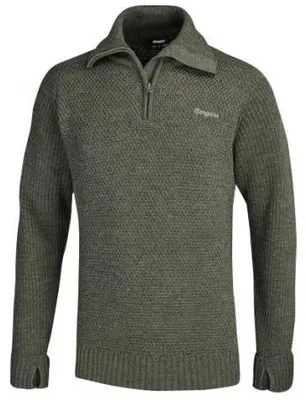 Immagine prodotto di Maglione da uomo Ulriken, colore verde scuro "mud", taglia M (13655)