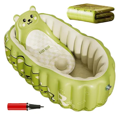 Produktbild von Solidchoice – Aufblasbares Planschbecken für Kinder – Tragbares Schwimmbecken für Zuhause und Camping