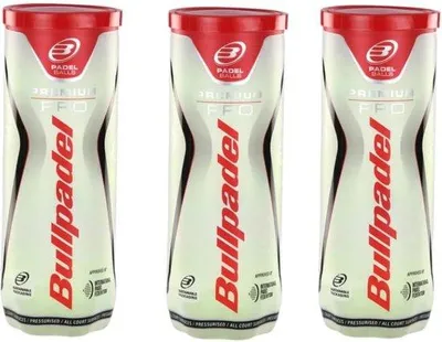 Produktbild von Padelballen Pack 9 - 3 Stücke mit Hochwertigen Padelbällen für Höchstes Spielkomfort