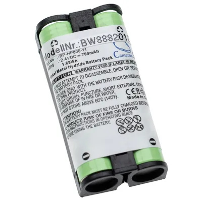 Produktbild von vhbw Akku Ersatz für Sony BP-HP800-11 für Wireless Headset Kopfhörer (700mAh, 2,4V, NiMH)