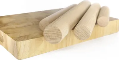 Produktbild von Ibili Nudelholz ohne Griff, Holz, 3 x 16 cm, braun
