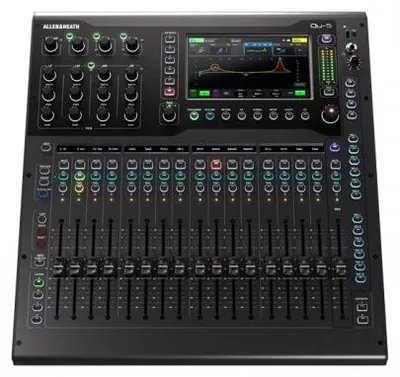 Produktbild von Allen & Heath Digitalmixer QU-5, 440x476x213mm, 16 Mono, 2 Stereo, 7 Zoll Touchscreen