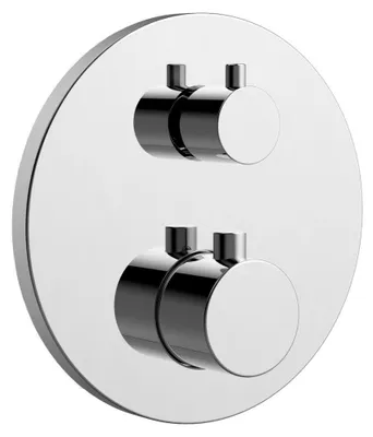 Produktbild von Thermostat-Unterputz Duscharmatur, inkl. Grundkörper, 2 Wege, Chrom