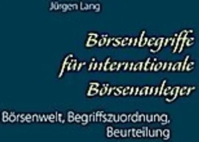Obrázok produktu pre Börsenbegriffe für internationale Börsenanleger