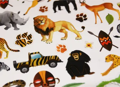 Obrázek produktu pro Nálepky – Safari v savaně! – Dorures