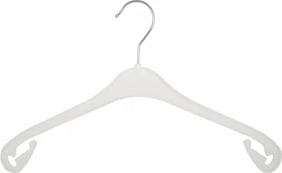 Produktbild von Kleiderbügel für Hemden und Blusen, 47 cm, weiß, NA47w, NEU, 20 Stück