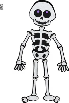 Produktbild von Halloween Skelett Deko für Kinder