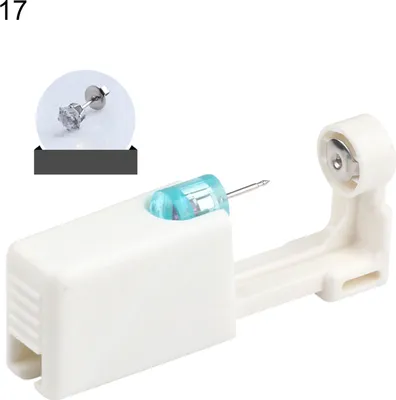 Produktbild von Ohrpiercer, Einweg-Piercing, Edelstahl, schmerzfrei, robustes Piercing-Gerät für den Alltag-17