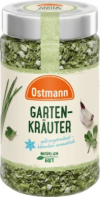 Produktbild von Ostmann Gartenkräuter gefriergetrocknet ideal für Suppen Packung 10g