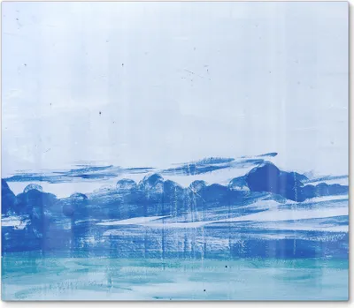 Produktbild von DEQORI Herdabdeckplatte Glas 1-tlg 'Winterseelandschaft' Abdeckplatte Küche Glaskeramikkochfeld Herd