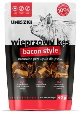 Produktbild von UNISZKI Schweinehappen – leckerli für hunde – 40 g