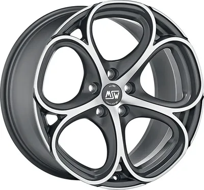 Produktbild von Alufelge Msw Msw 82 9X20 5X112 Et 35 Matt Gun Metal Full Polished (Mgmfp)