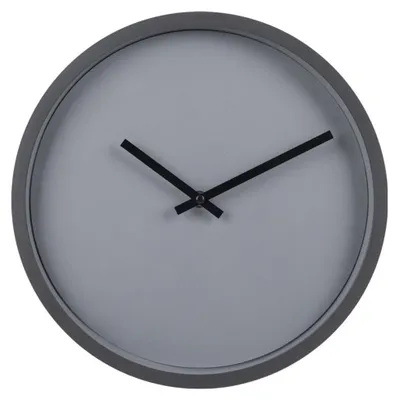 Image de SensaHome Horloge murale Berlin - Horloge ronde au design moderne et minimaliste - style nordique - Ø30 cm - Gris