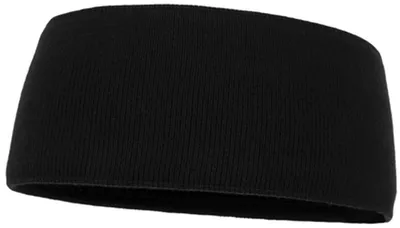 Balke Stirnband aus reiner Baumwolle in schwarz