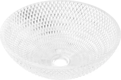 Immagine prodotto di Mexen Olza lavabo da appoggio in vetro 42 x 42 cm, trasparente - 24094200