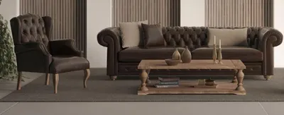 Obrázok produktu pre Pohovka s kreslom do obývačky Moderná útulnosť bez zbytočností