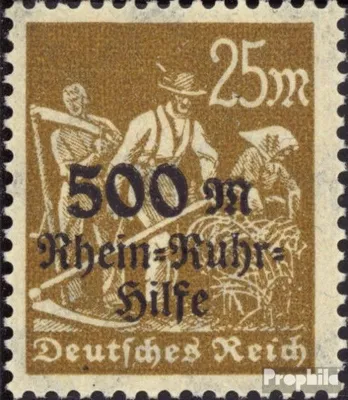 Produktbild von Briefmarken Deutsches Reich 1923 Mi 259 postfrisch Rhein- u.Ruhrhilfe