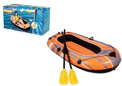 Zdjęcie produktu dla Zestaw nadmuchiwanych łodzi Bestway Kondor 1000 Set 155x93 cm
