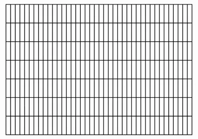 Zdjęcie produktu dla Ogrodzenie z podwójnych prętów Alberts 661465, powlekane tworzywem sztucznym, matowa czerń, wysokość 140 cm