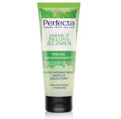 Zdjęcie produktu dla Perfecta Jarmuż Zielony jęczmień Peeling gruboziarnisty, 75ml