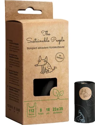 Produktbild von TSP -abbaubare Hundekotbeutel mit Henkeln - OK compost HOME - 10