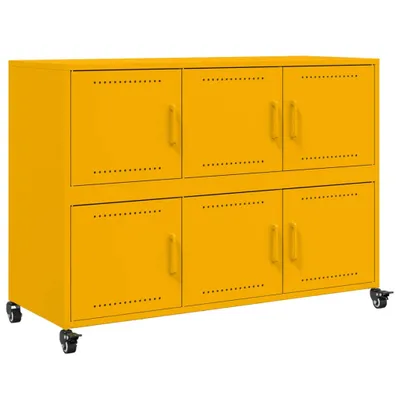 Produktbild von Sideboard Senfgelb 100,5x39x72 cm Stahl