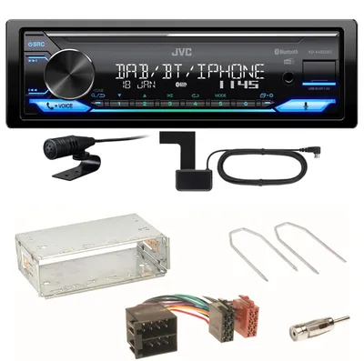 Produktbild von JVC KD-X482DBT Bluetooth DAB Einbauset für Opel Astra F G Corsa B Zafira A
