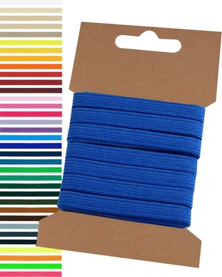 Produktbild von 5m Gummiband 6,6mm Gummilitze Wäschegummi elastisches Band Wäscheband