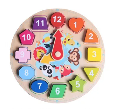 Produktbild von Hölzerne Lernpuzzle-Uhr