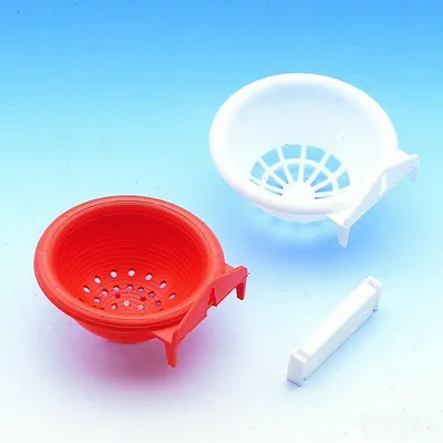 Produktbild von Nobby Plastikhakennest Ø 10 cm weiß