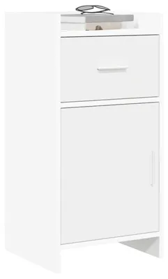 Image de Buffet vidaXL blanc 40 x 36 x 80 cm en aggloméré