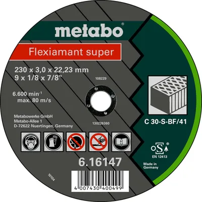 Produktbild von Metabo  Flexiamant super 230x3,0x22,2 Stein, 616147000