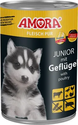 Image de AMORA Chien Viande Pure Junior 400g