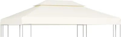 Obrázek produktu pro Náhradní střecha na altán 310 g/m² krémově bílá 3 x 4 m