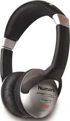 Obrázok produktu pre Numark HF125, Kábel, Slúchadlá, Čierna, Strieborná