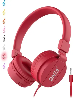 Produktbild von Kopfhörer Kinder Faltbarer Leichte Headsets für Kinder On Ear Audio Kopfhörer für Kinder Handys Smartphones iPhone Laptop Computer mp3 / 4