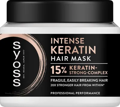 Obrázek produktu pro Syoss Keratin Intensive Hair Mask 400 ml