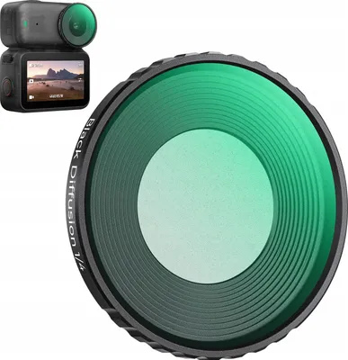 Image de Filtre Black Diffusion 1/4 Effet pour caméra DJI Osmo Nano Étui K&F CONCEPT / KF12.0031