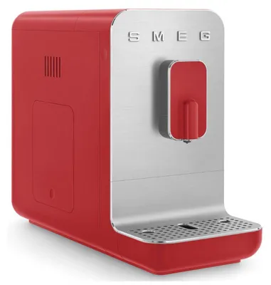 Zdjęcie produktu dla Smeg BCC01RDMEU, Ekspres do espresso, 1,4 l, Ziarna kawy, Kawa mielona, Wbudowany młynek, 1350 W, Czerwony