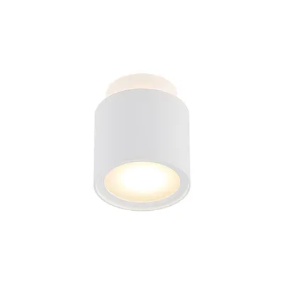 Produktbild von Arcchio Deckenlampe Walisa, Ø 10 cm, weiß, Diffusor, GU10