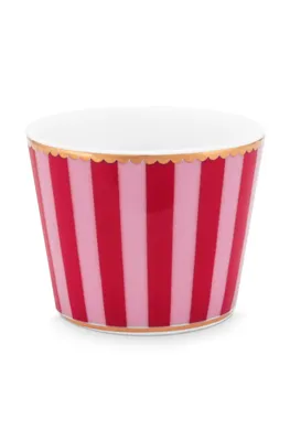 Produktbild von Pip Studio Eierbecher Love Birds Stripes Rot-Pink