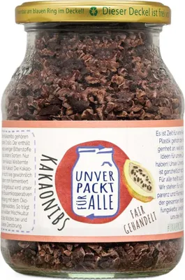 Produktbild von Kakaonibs - ungeröstet 300g