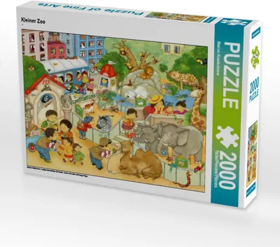 Produktbild von CALVENDO Puzzle Kleiner Zoo | 2000 Teile Lege-Größe 90x67cm Foto-Puzzle für glückliche Stunden